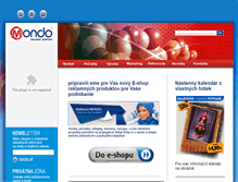 Tablet Screenshot of mondo.sk